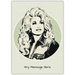 Country Singer Personalised Greeting Card Any Occasion with Custom Message