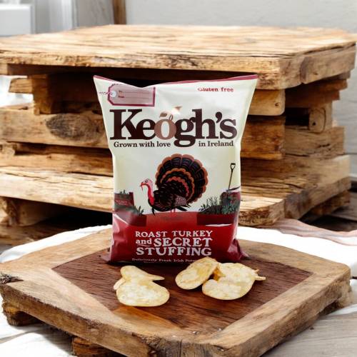 Keoghs Roast Turkey & Secret Stuffing Crisps 125g