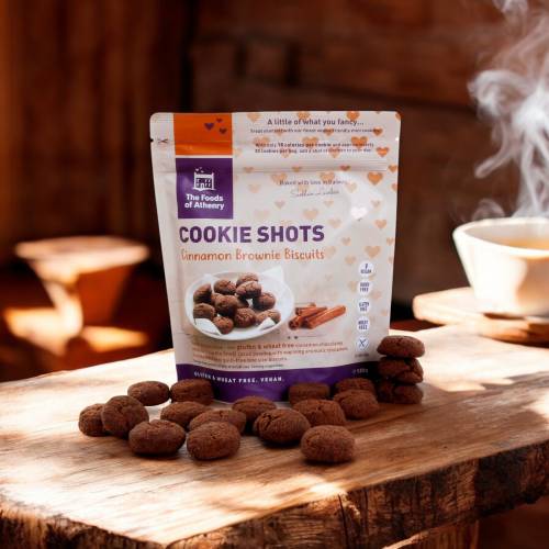 Cookie Shots Cinnamon Brownie Biscuits 100g