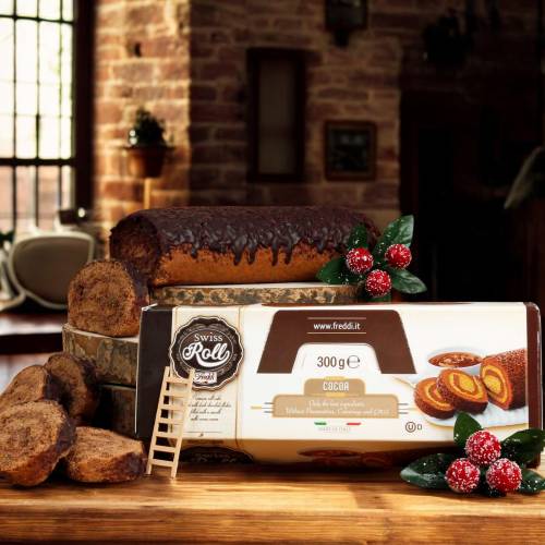 Cocoa Swiss Roll Cake 300g