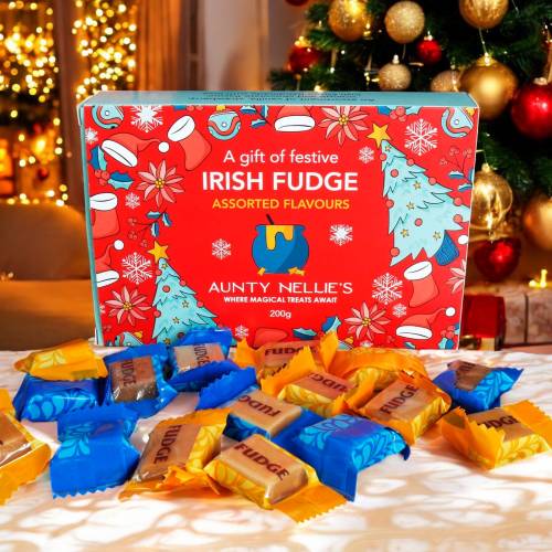 Irish Festive Fudge Gift Box 200g