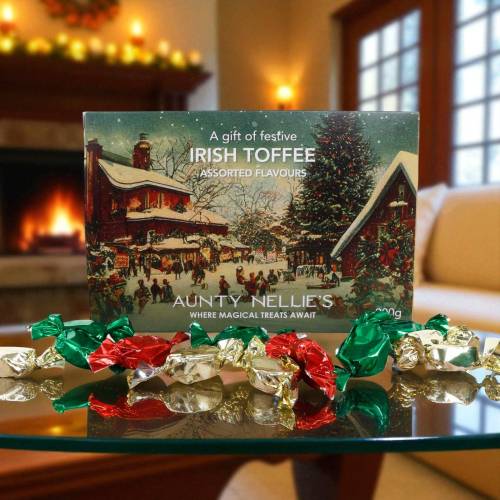 Irish Festive Toffee Gift Box 200g