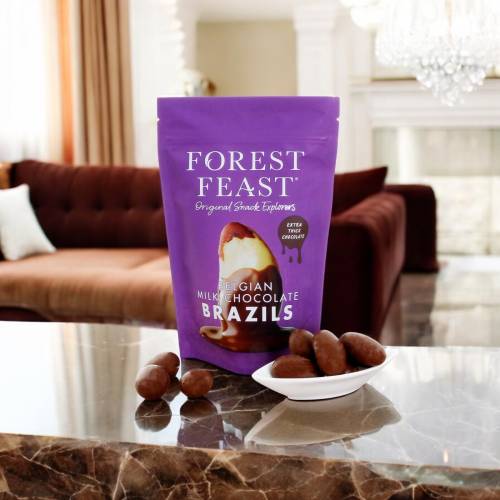 Belgian Milk Chocolate Brazils 120g