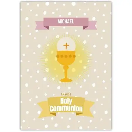 Communion Chalice Greeting Card