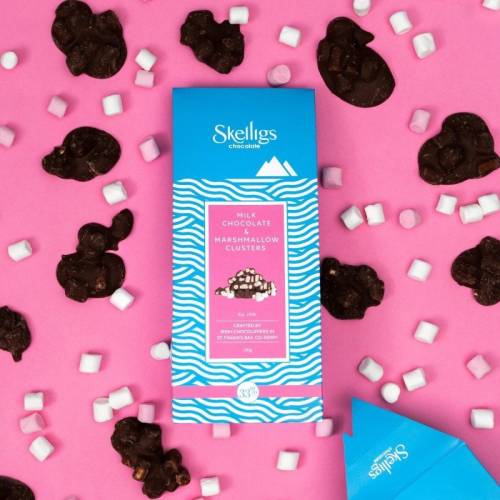 Skelligs Milk Chocolate & Marshmallow Clusters 100g