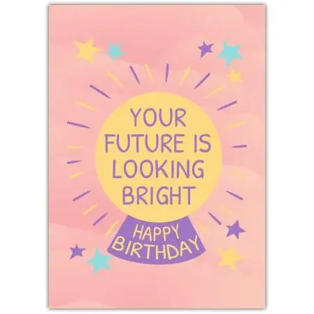 Happy Birthday Crystal Ball Greeting Card