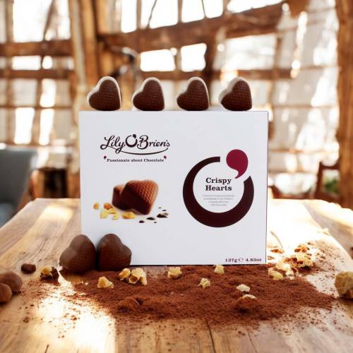 Lily O'Briens Crispy Heart 10 Chocolate Box 137g