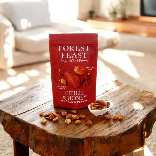 Forest Feast Serrano Chilli And Blossom Honey Peanuts & Almonds 120g