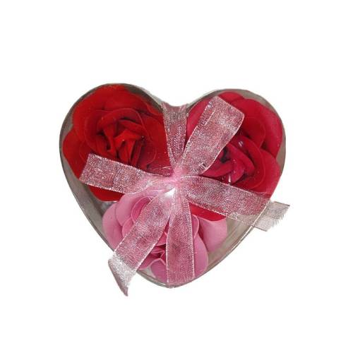 Three Rose Bud Soaps