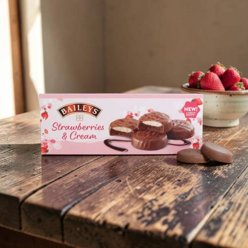 Baileys Creams Strawberries & Cream Biscuits 128g