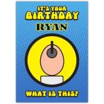 Personalised Humpty Dumpty Birthday Puzzle Card with Custom Name and Fun Design