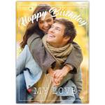 Personalised Happy Birthday Card for My Love with One Photo Upload Option