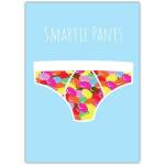 Funny Exams and Graduation Card Smartie Pants Underwear Design