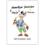 Retirement Camel Cocktail Funny Greeting Card Personalised Option