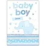 Baby Boy Elephant Greeting Card