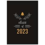 Class Of Year Graduation Black Card