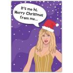 Merry Christmas Taylor Swift Funny Greeting Card