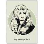Country Singer Personalised Greeting Card Any Occasion with Custom Message
