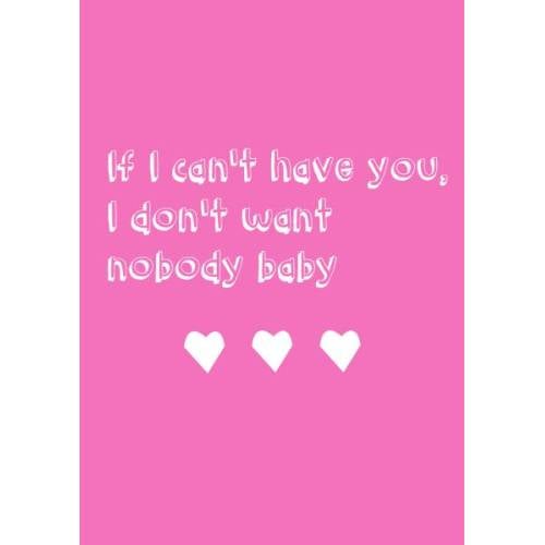 Romantic Valentines Day Card If I Can't Have You Love Hearts Design