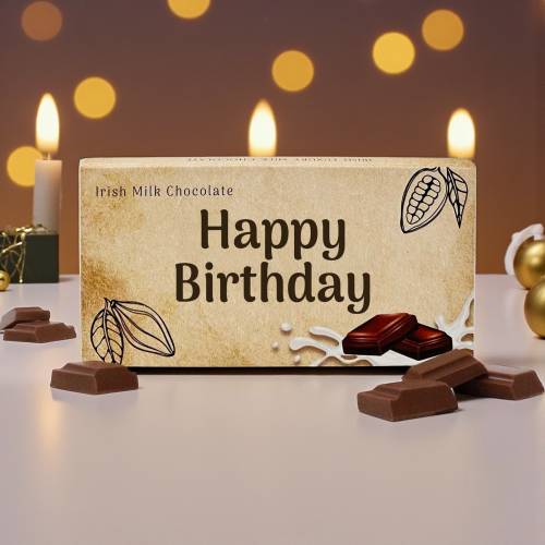 Happy Birthday - Irish Milk Chocolate Bar 90g