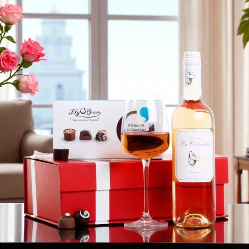 Rosé Wine & Chocolate Gift Hamper