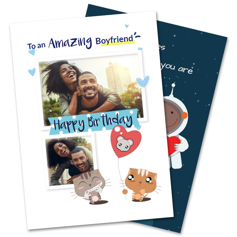 Boyfriend Birthday Greeting Cards