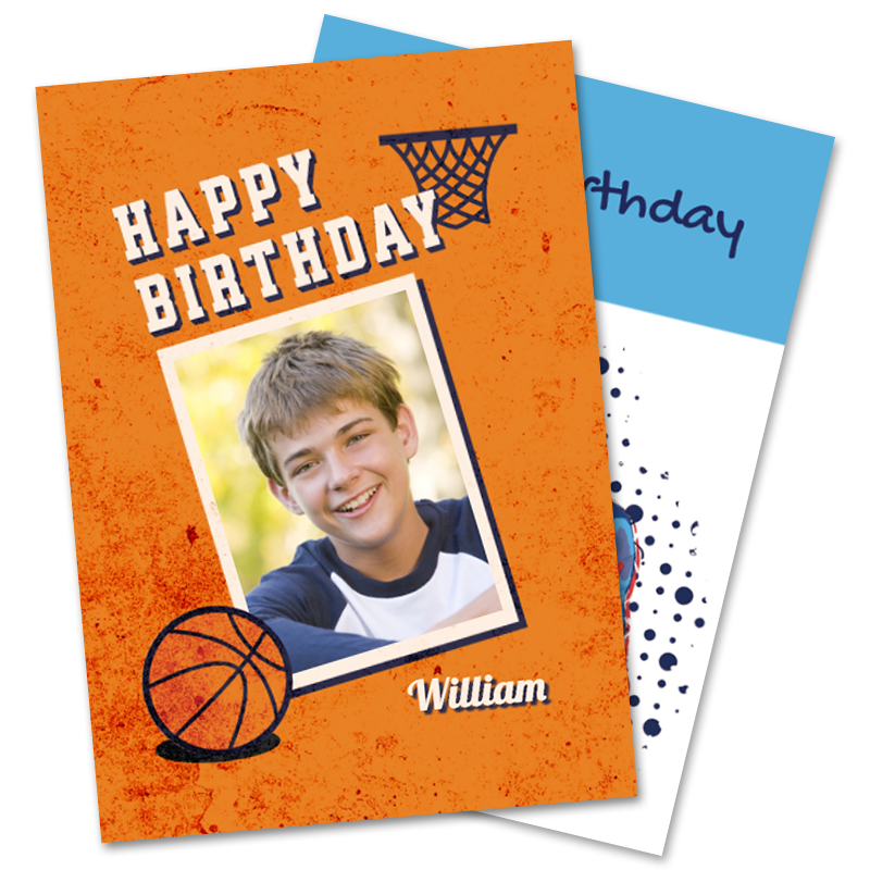 Basketball Birthday Cards